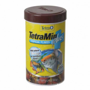 Tetra Tetra Min Plus Tropical Flakes Fish Food - 2.2 oz - 2 Pieces