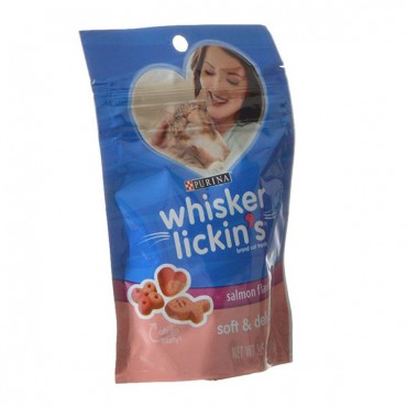 Purina Whisker Lickin's Tender Moments Salmon Flavored Cat Treats - 2.5 oz - 5 Pieces