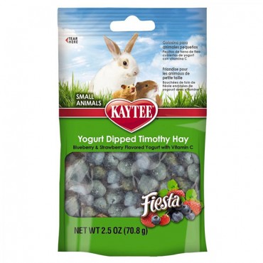 Kaytee Fiesta Yogurt Dipped Timothy Hay - Small Animals - 2.5 oz