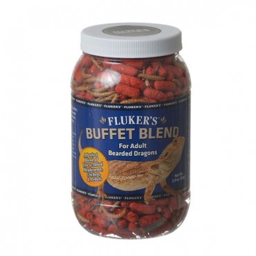 Flukers Buffet Blend for Adult Bearded Dragons - 2.9 oz - 2 Pieces