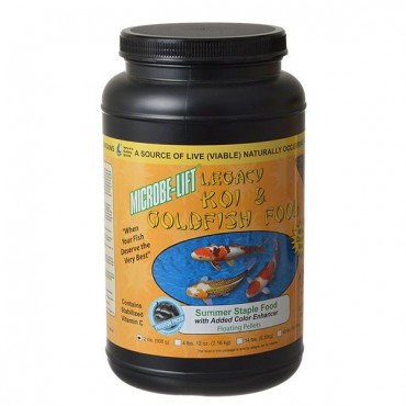 Microbe-Lift Legacy Koi and Goldfish Summer Staple Food - 2 lbs