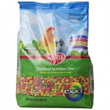 Kaytee Exact Rainbow Parakeet and Lovebird Food - 2 lbs
