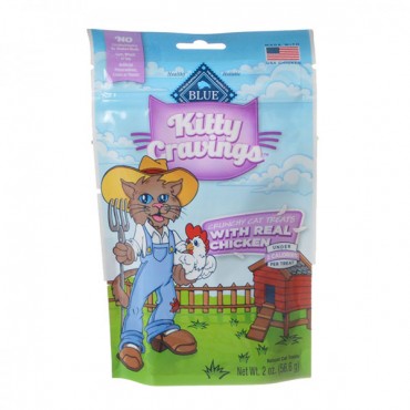 Blue Buffalo Kitty Cravings Crunchy Cat Treats - Real Chicken - 2 oz - 4 Pieces