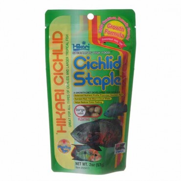 Hikari Cichlid Staple Food - Large Pellet - 2 oz - 5 Pieces