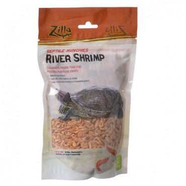 Zilla Reptile Munchies - River Shrimp - 2 oz - 2 Pieces