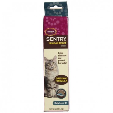 Sentry Petromalt Hairball Relief - Liquid Fish Flavor - 2 oz - 2 Pieces