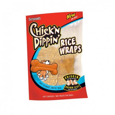 Sergeants Chick'N Dippin' Brown Rice Wraps - 2 Pack - 4 Pieces