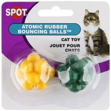 Spot Spot nips Atomic Bouncing Balls Cat Toys - 2 Pack - 5 Pieces