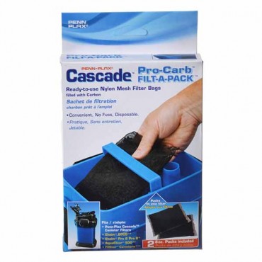 Cascade Canister Filter Pro-Carb Filt-A-Pack - 2 Pack - 2 Pieces