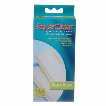 Aqua clear Quick Filter Replacement Cartridge - 2 Pack - 4 Pieces