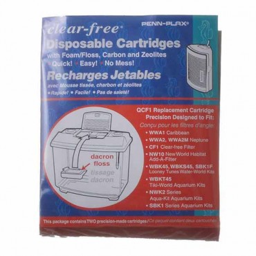 Penn P lax Clear Free Disposable Filter Cartridges - 2 Pack - 4 Pieces