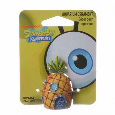 Sponge bob Mini Pineapple Ornament - 2 in. Tall - 2 Pieces
