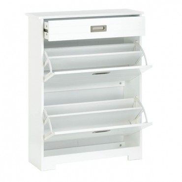2 Tier Shoe Rack With Drawer