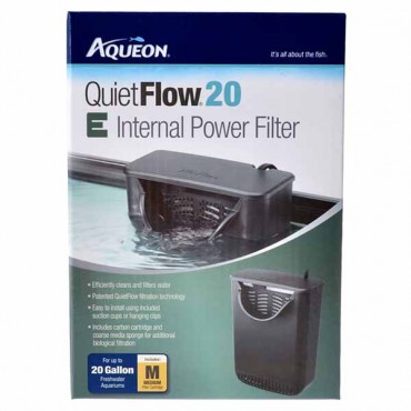 Aqueous Quiet flow E Internal Power Filter - 20 Gallons