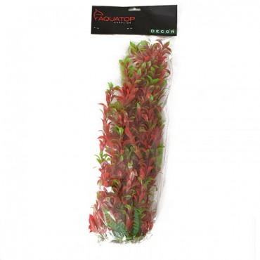 Aqua top Hygro Aquarium Plant - Red and Green - 20 in. High w/ Weighted Base