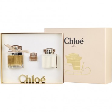 Chloe New - Eau De Parfum Spray 2.5 oz And Body Lotion 3.4 oz And Eau De Parfum 0.17 oz Mini