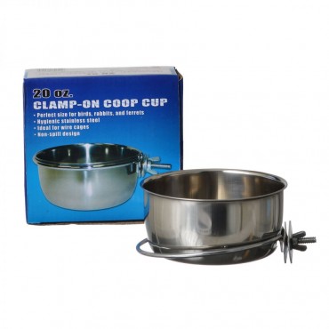 Spot Stainless Steel Coop Cup with Bolt Clamp - 20 oz