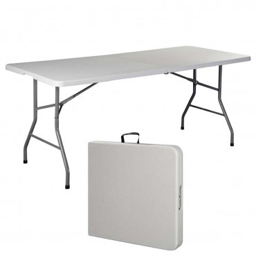 6 Ft. Folding Portable Plastic Outdoor Camp Table