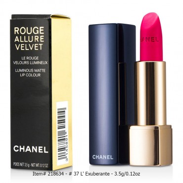 Chanel - Rouge Allure Velvet  37 L' Exuberante 3.5g 0.12oz