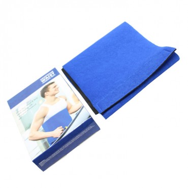 Perrini 8 in. Blue Waist Slimmer Back Support Belt Tummy Belt Exercise Gym