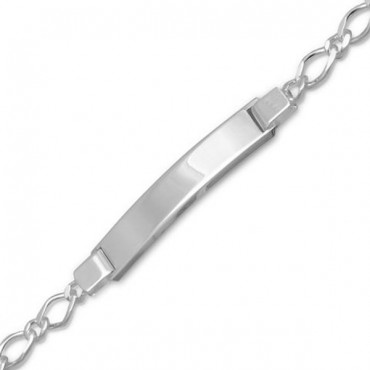 6 in. Rombo Chain ID Bracelet