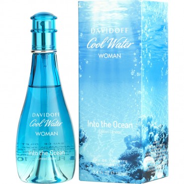 Cool Water Into The Ocean - Eau De Toilette Spray Limited Edition 3.4 oz