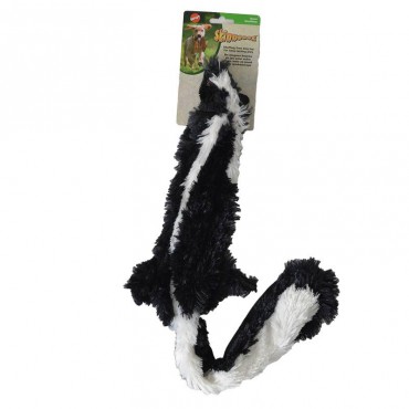 Spot Skinniness Plush Skunk Dog Toy - 24 in. Long - 2 Pieces