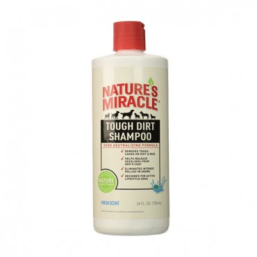 Nature's Miracle Tough Dirt Shampoo - Odor Neutralizing - 24 oz - 2 Pieces