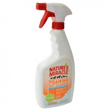 Nature's Miracle Foaming Oxy Cleaner - Orange Scent - 24 oz - 2 Pieces