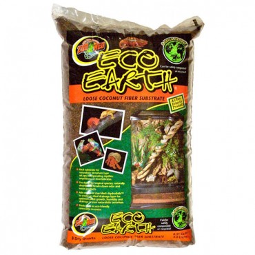 Zoo Med Eco Earth Loose Coconut Fiber Substrate - 24 Quarts