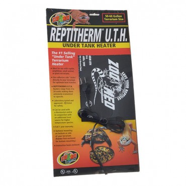 Zoo Med Repti Therm Under Tank Reptile Heater - 24 Watts - 18 in. Long x 8 in. Wide - 50-60 Gallons