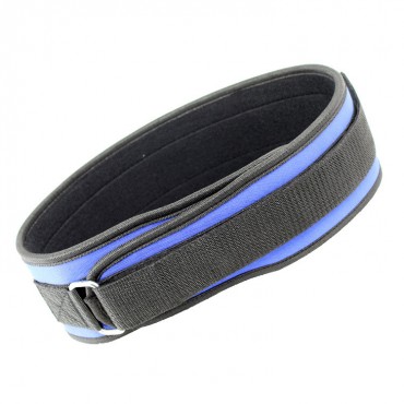 Last Punch® 4 in. Nylon Power Weight Lifting Belt / Back Support Belt Blue