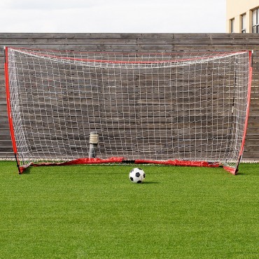6 Ft. / 8 Ft. / 12 Ft. Durable Bow Style Soccer Goal Net with Bag