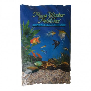 Pure Water Pebbles Aquarium Gravel - Custom Blend - 25 lbs - 6.3-9.5 mm Grain