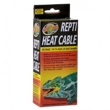 Zoo Med Repti Heat Cable - 25 Watts - 14.75 in. Long
