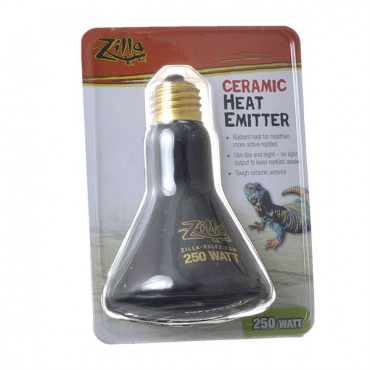 Zilla Ceramic Heat Emitter Bulb - 250 Watt