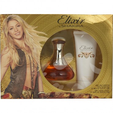Shakira Elixir - Eau De Toilette Spray 2.7 oz And Silky Body Lotion 3.4 oz