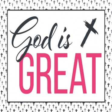 Christian - God is Great - Pink