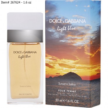 D And G Light Blue Sunset In Salina - Eau De Toilette Spray Limited Edition 1.6 oz