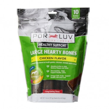 Pur Luv Healthy Support Large Hearty Bones - 26 oz