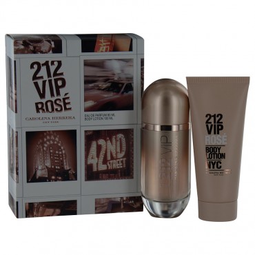 212 Vip Rose - Eau De Parfum Spray 2.7 oz And Body Lotion 3.4 oz