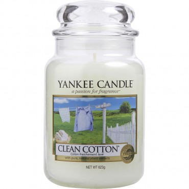 Yankee Candle - Clean Cotton Scented Large Jar 22 oz
