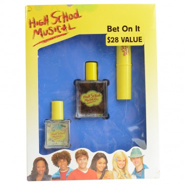 High School Musical - Cologne Spray 1 oz And Pocket Spray 0.5 oz And Shimmer Fragrance Stick .25 oz