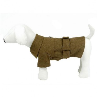 Galore Back-Buckled Fashion Wool Pet Coat - 27GN