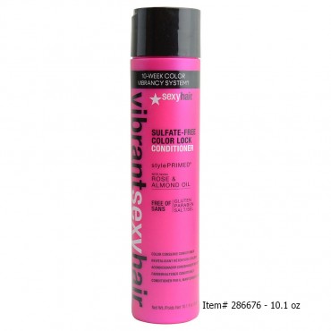 Sexy Hair - Vibrant Sexy Hair Color Lock Sulfate Free Color Conserve Conditioner 10.1 oz