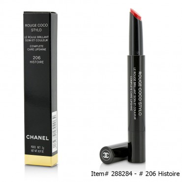 Chanel - Rouge Coco Stylo Complete Care Lipshine  206 Histoire 2g/0.07oz