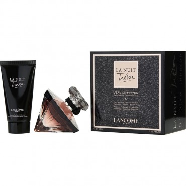 Tresor La Nuit - Eau De Parfum Spray 1.7 oz And Body Lotion 1.7 oz Travel Offer