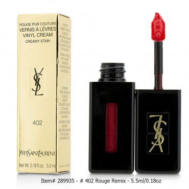 Yves Saint Laurent - Rouge Pur Couture Vernis A Levres Vinyl Cream Creamy Stain  405 Explicit Pink 5.5ml 0.18oz