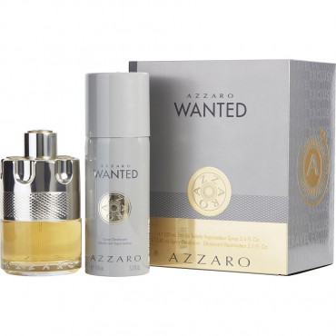 Azzaro Wanted - Eau De Toilette Spray 3.4 oz And Free Deodorant Spray 5.1 oz Travel Offer
