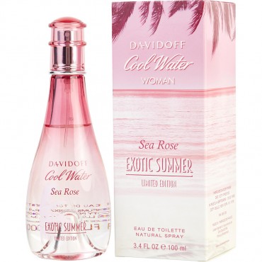 Cool Water Sea Rose Exotic Summer - Eau De Toilette Spray Limited Edition 3.4 oz